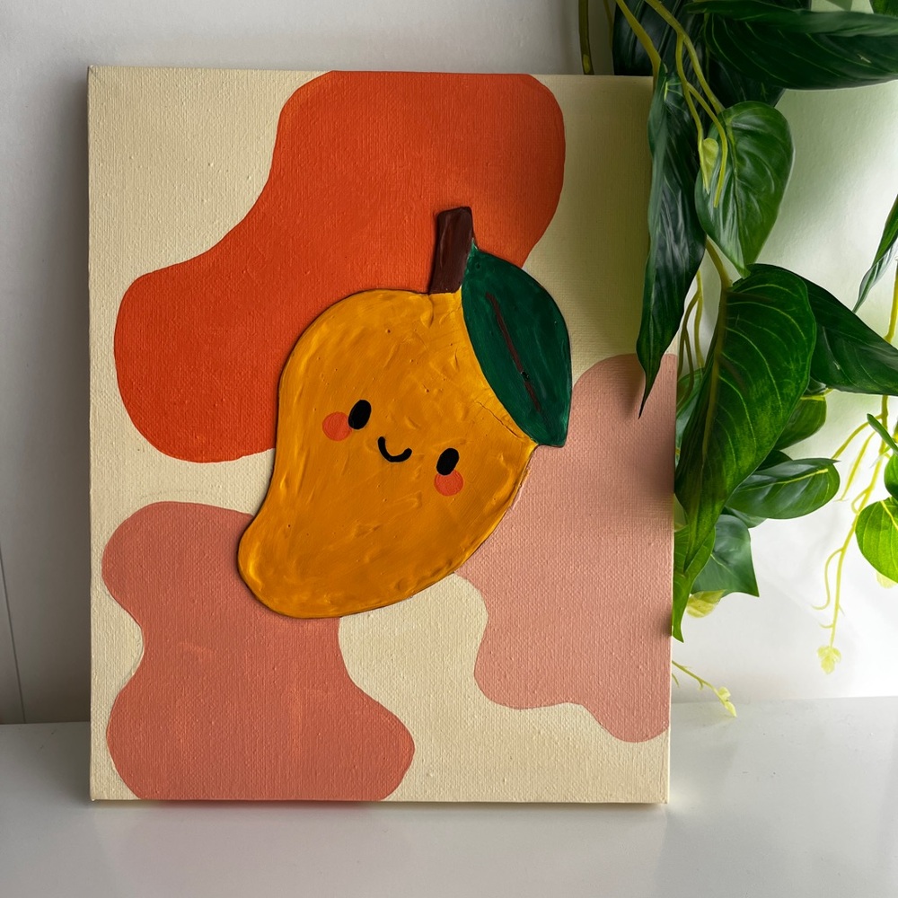 Cute Mango Canvas Art
